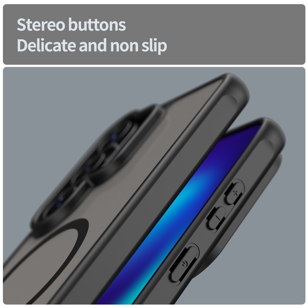 Samsung Galaxy S26 Ultra backcover hoesje - Magnetic Case met MagSafe Ondersteuning - Schokbestendig PC + TPU - Camera Bescherming - Zwart