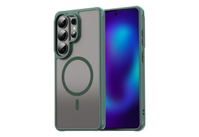 Casety Samsung Galaxy S26 Ultra hoesje - slanke backcover met MagSafe ondersteuning - Groen