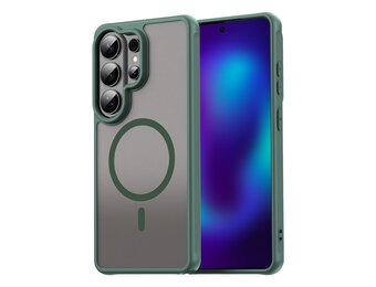 Casety Samsung Galaxy S26 Ultra hoesje - slanke backcover met MagSafe ondersteuning - Groen