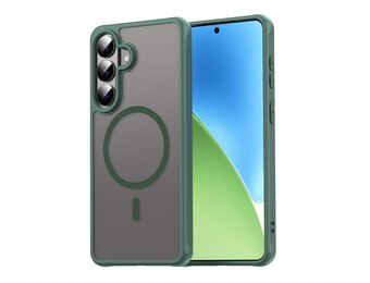 Casety Samsung Galaxy S26 Plus hoesje - slanke backcover met MagSafe ondersteuning - Groen