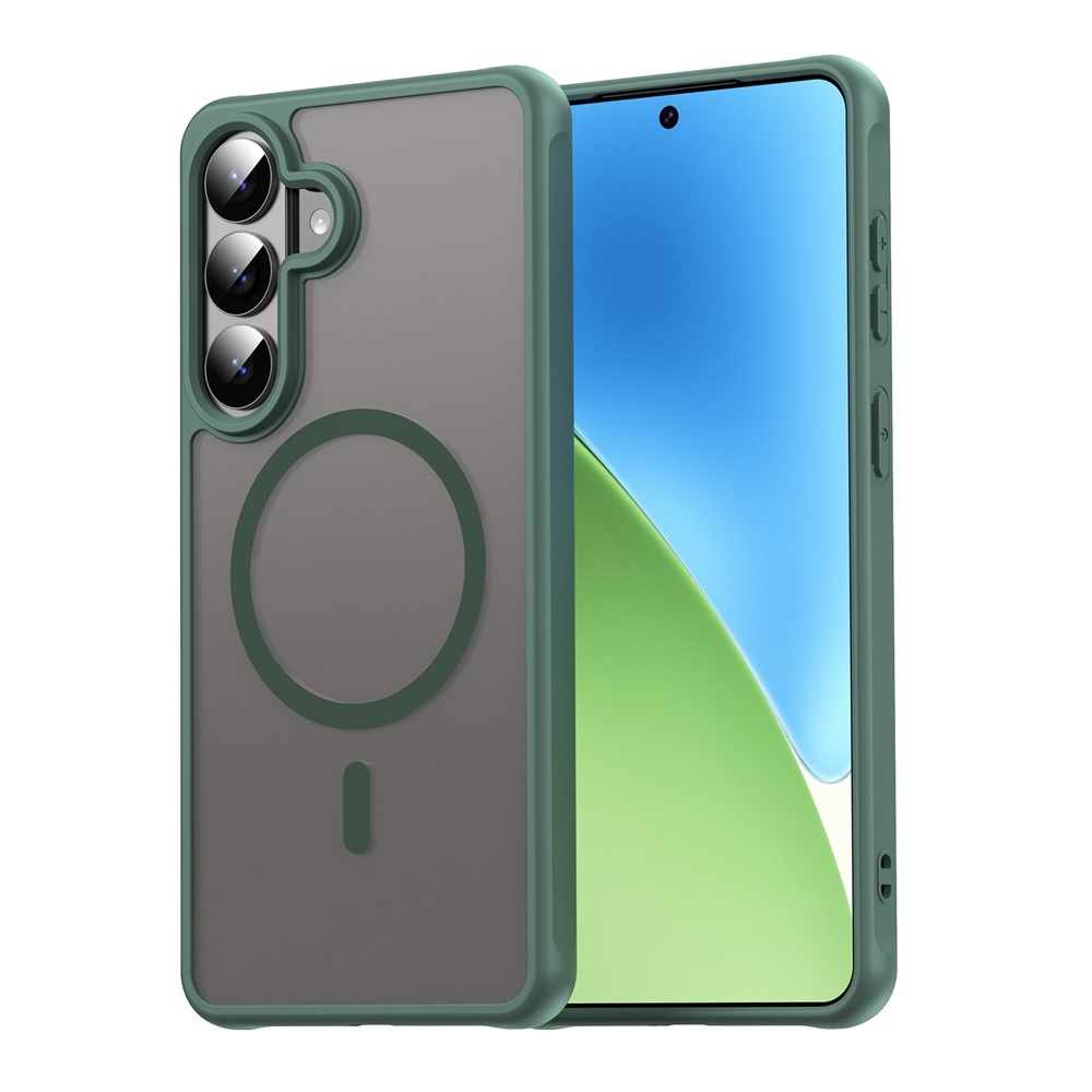 Casety Samsung Galaxy S26 Plus hoesje - slanke backcover met MagSafe ondersteuning - Groen