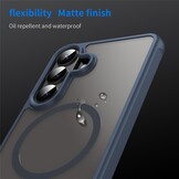 Samsung Galaxy S26 Plus backcover hoesje - Magnetic Case met MagSafe Ondersteuning - Schokbestendig PC + TPU - Camera Bescherming - Blauw