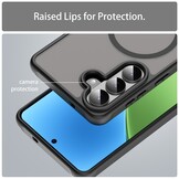 Samsung Galaxy S26 Plus backcover hoesje - Magnetic Case met MagSafe Ondersteuning - Schokbestendig PC + TPU - Camera Bescherming - Zwart