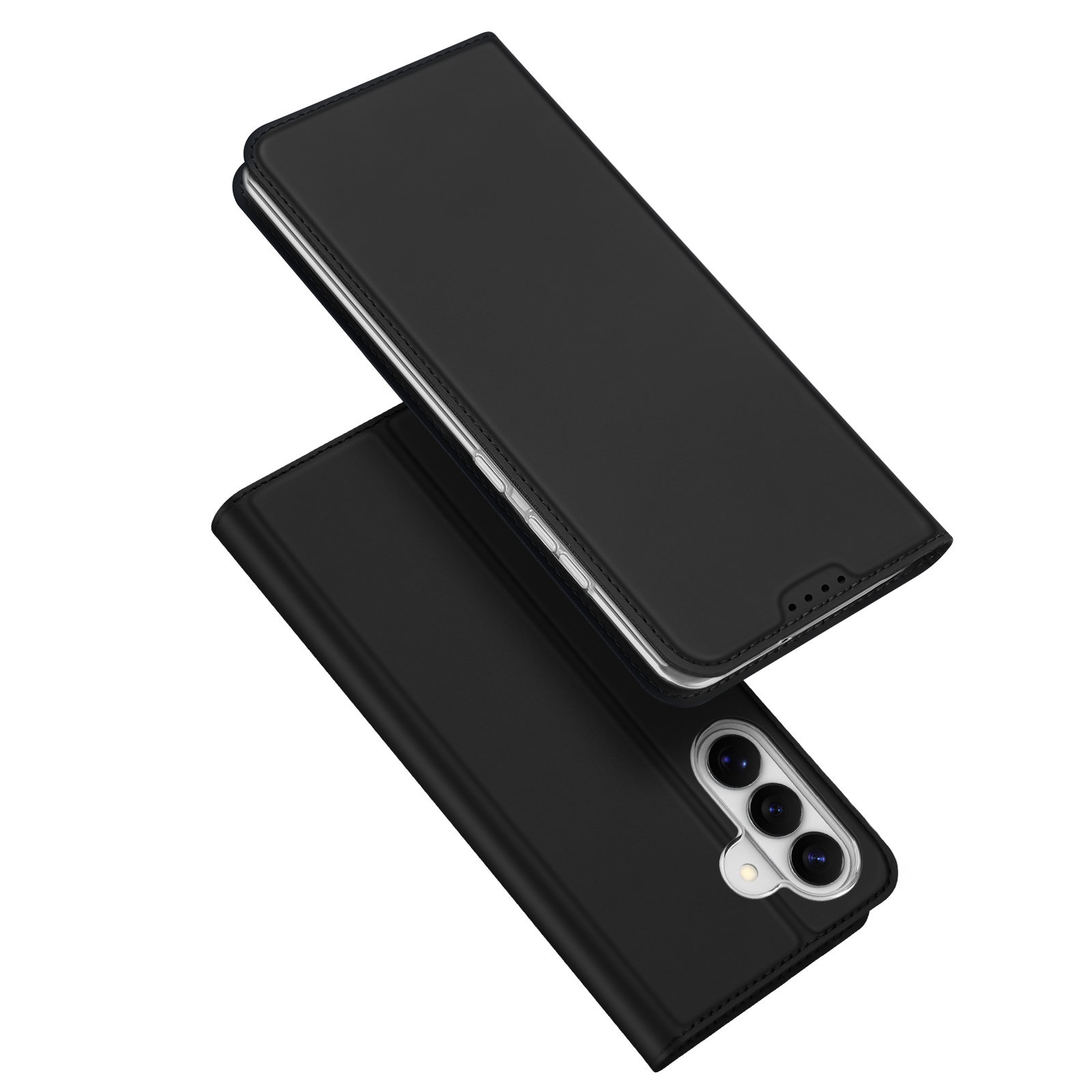 Dux Ducis Samsung Galaxy S26 - Slim bookcase hoesje - Zwart