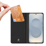 Samsung Galaxy S26 Slim Bookcase hoesje - Zwart