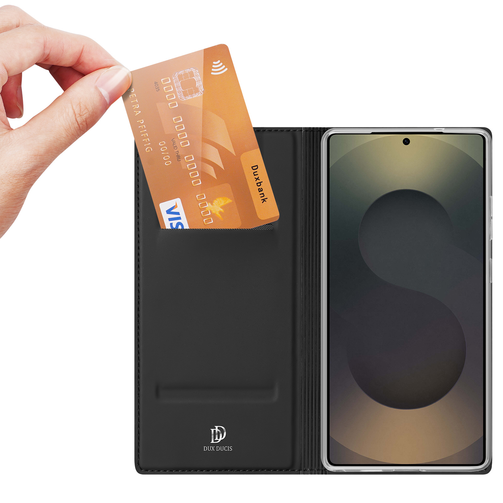 Samsung Galaxy S26 Ultra Slim Bookcase hoesje - Zwart