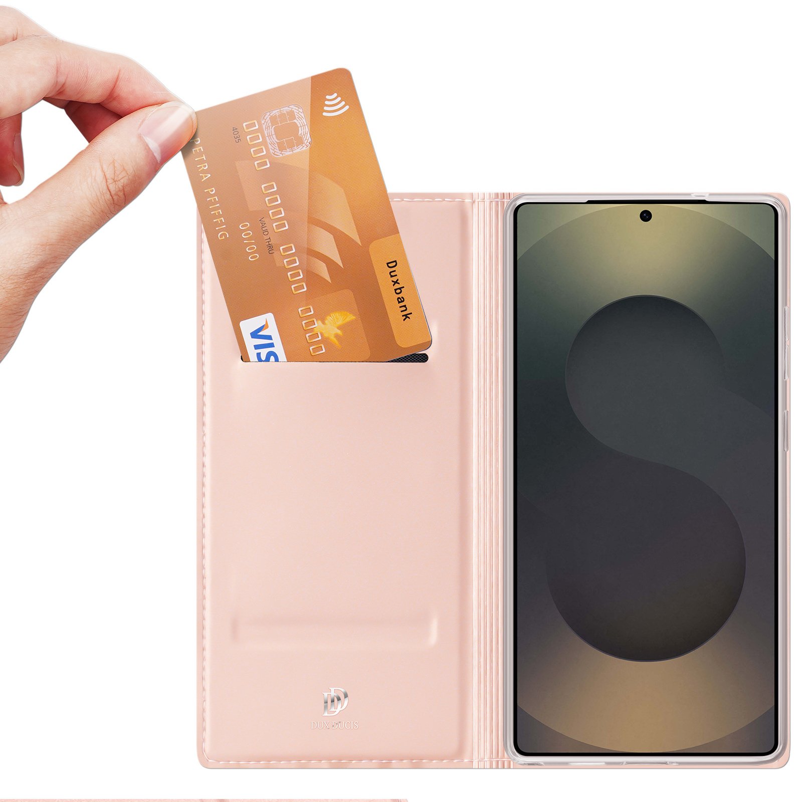 Samsung Galaxy S26 Ultra Slim Bookcase hoesje - Lichtroze