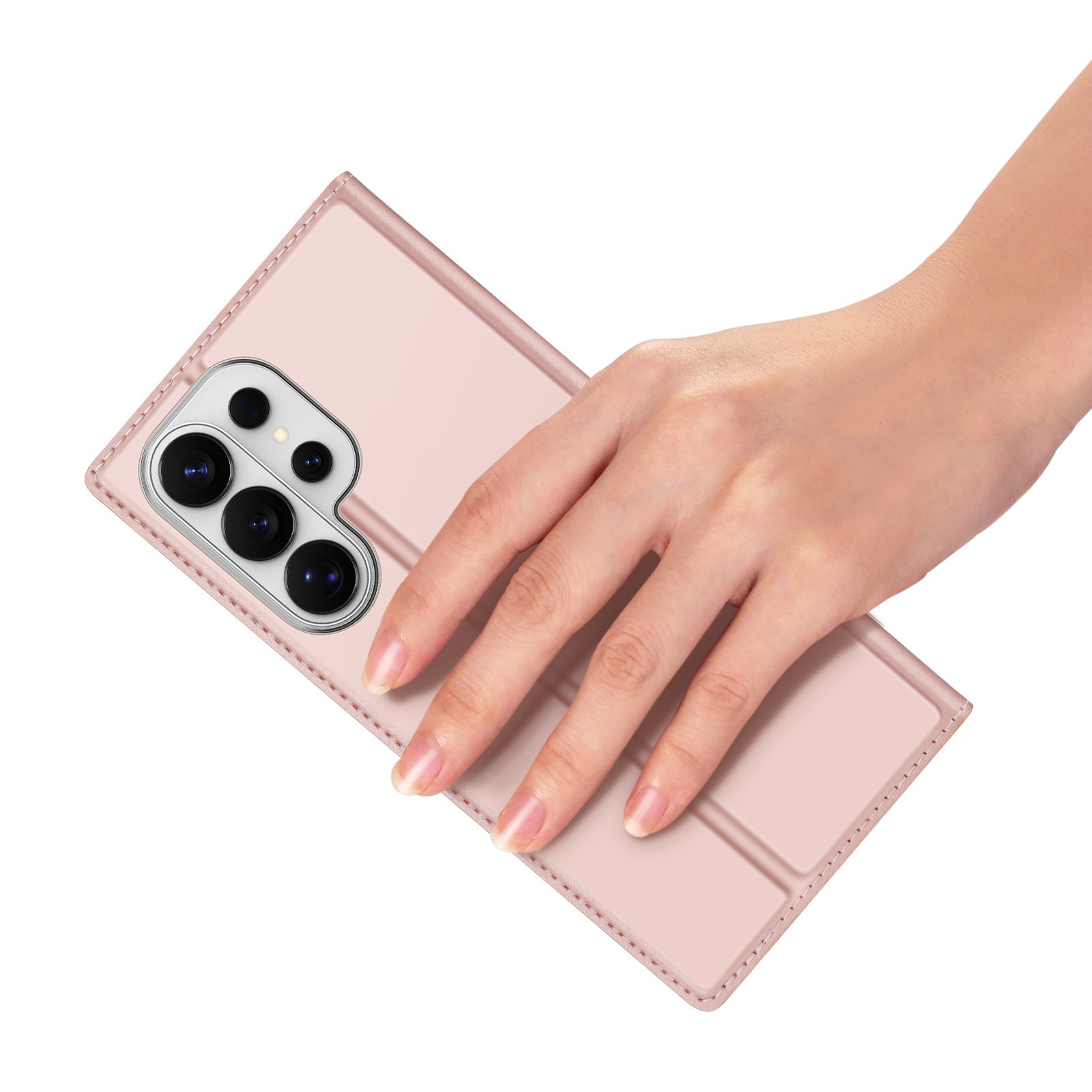 Samsung Galaxy S26 Ultra Slim Bookcase hoesje - Lichtroze