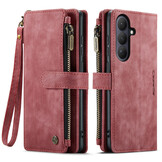 Samsung Galaxy S26 PU leren hoesje portemonnee - Rood