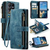 Samsung Galaxy S26 Ultra PU leren hoesje portemonnee - Blauw