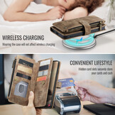 Samsung Galaxy S26 Ultra PU leren hoesje portemonnee - Bruin