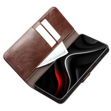 Samsung Galaxy S26 Ultra luxe echt leren bookcase hoesje - Magnetische sluiting - Donkerbruin