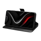 Samsung Galaxy S26 Plus luxe echt leren bookcase hoesje - Magnetische sluiting - Zwart