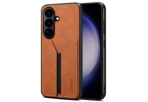 Denior Samsung Galaxy S26 hoesje - Backcover met kaarthouder - Bruin