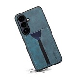 Samsung Galaxy S26 hoesje Backcover met kaarthouder - Blauw