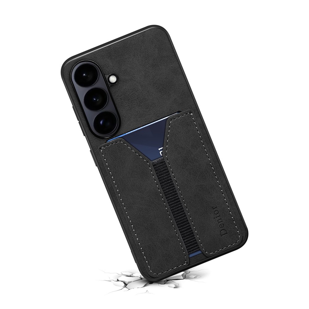 Samsung Galaxy S26 Plus hoesje Backcover met kaarthouder - Zwart