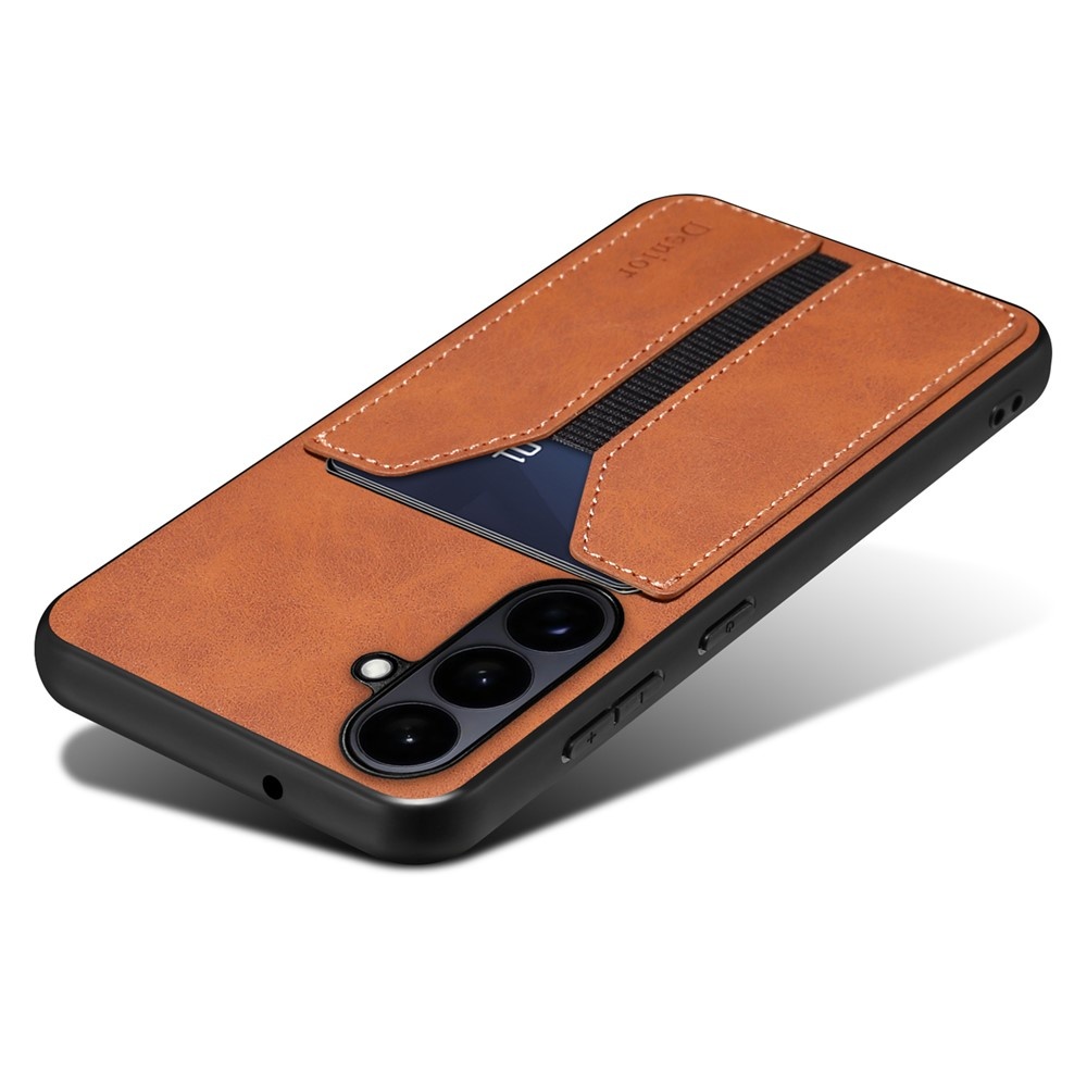 Samsung Galaxy S26 Plus hoesje Backcover met kaarthouder - Bruin