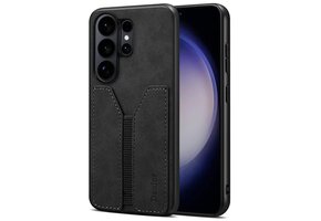 Denior Samsung Galaxy S26 Ultra hoesje - Backcover met kaarthouder - Zwart