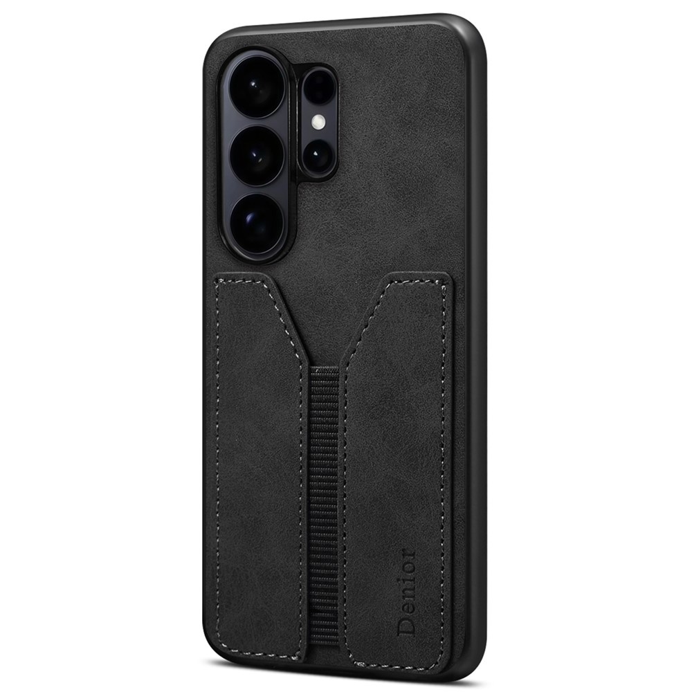 Samsung Galaxy S26 Ultra hoesje Backcover met kaarthouder - Zwart