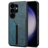 Samsung Galaxy S26 Ultra hoesje Backcover met kaarthouder - Blauw