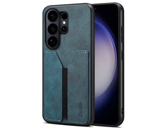 Denior Samsung Galaxy S26 Ultra hoesje - Backcover met kaarthouder - Blauw