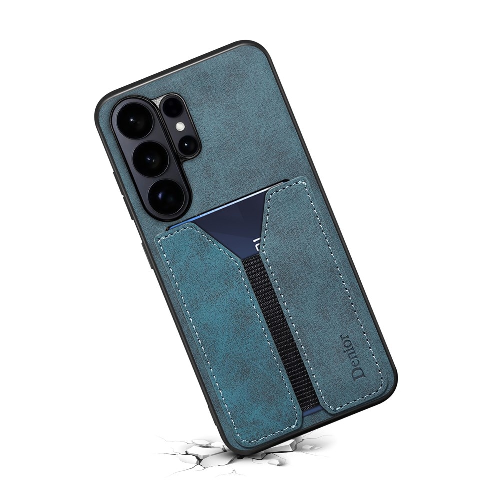 Samsung Galaxy S26 Ultra hoesje Backcover met kaarthouder - Blauw