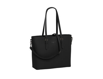 Daniel Ray Lithgow Shopper Laptoptas tot 15.6 inch - Zwart