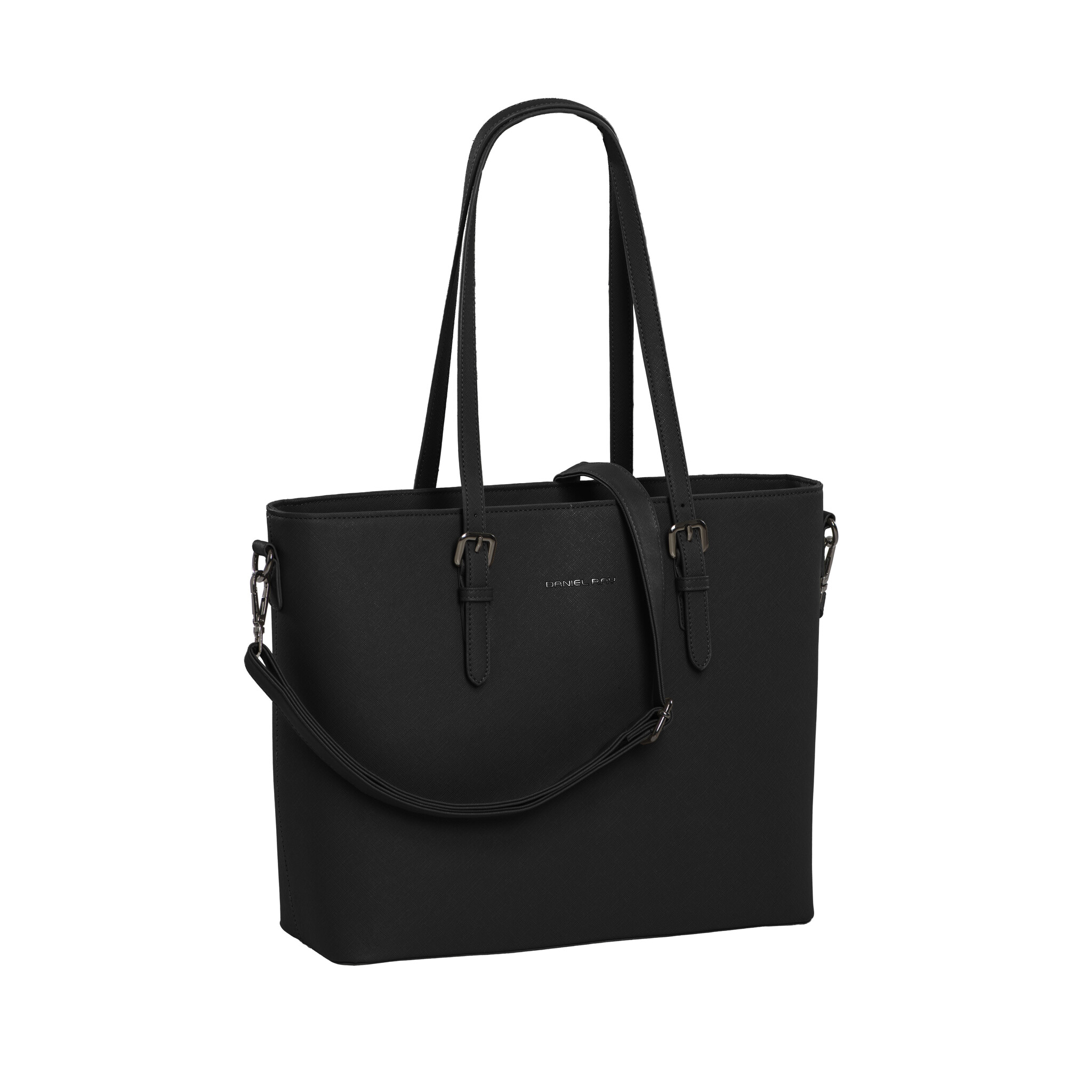Daniel Ray Lithgow Shopper Laptoptas tot 15.6 inch - Zwart