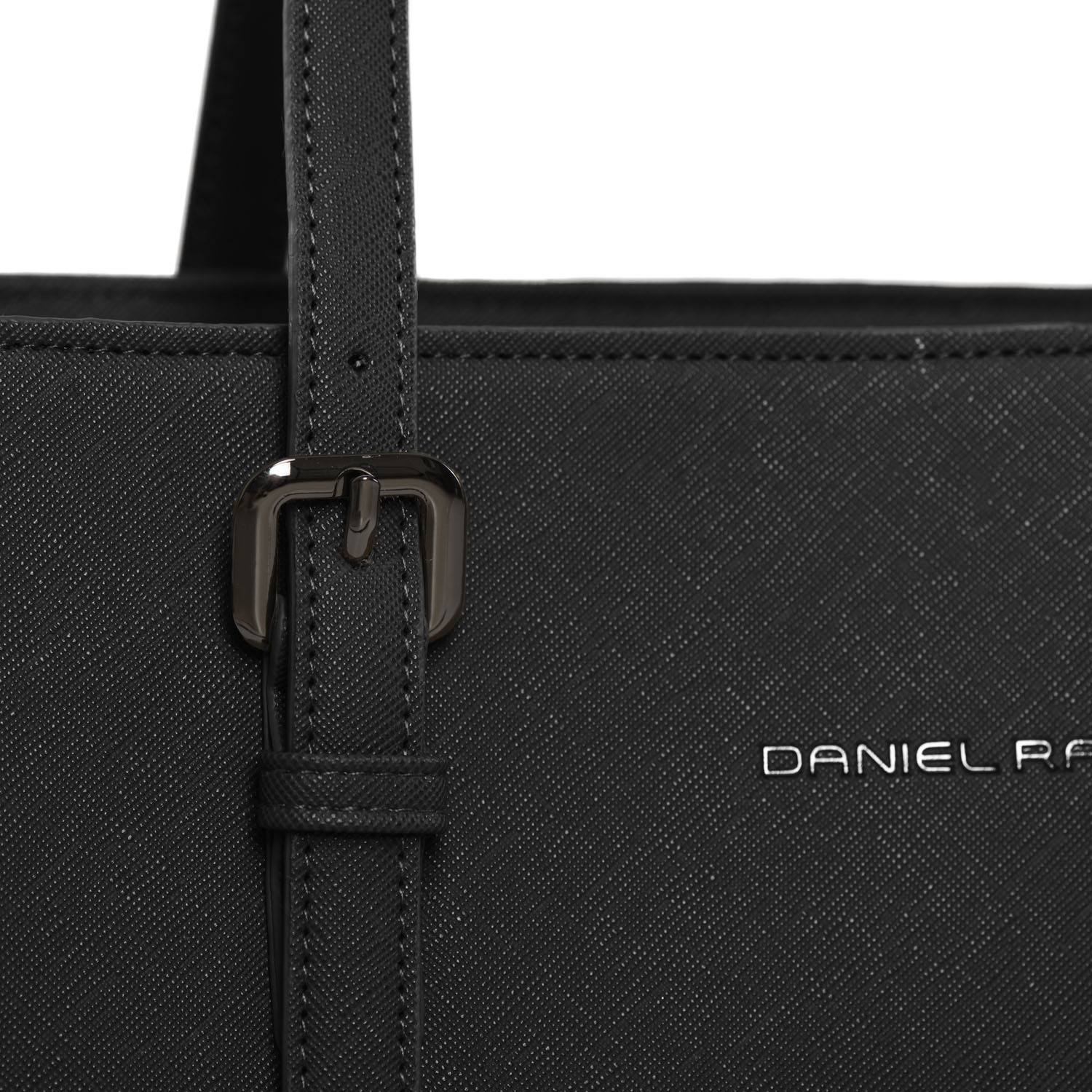 Lithgow Laptop Shopper - 15.6 inch Laptoptas - Kunstleer - Afneembare Schouderband - Zwart