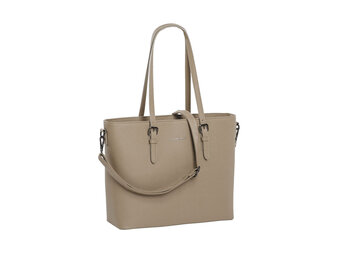 Daniel Ray Lithgow Shopper Laptoptas tot 15.6 inch - Beige