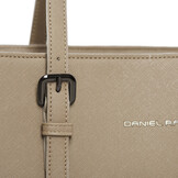 Lithgow Laptop Shopper - 15.6 inch Laptoptas - Kunstleer - Afneembare Schouderband - Beige