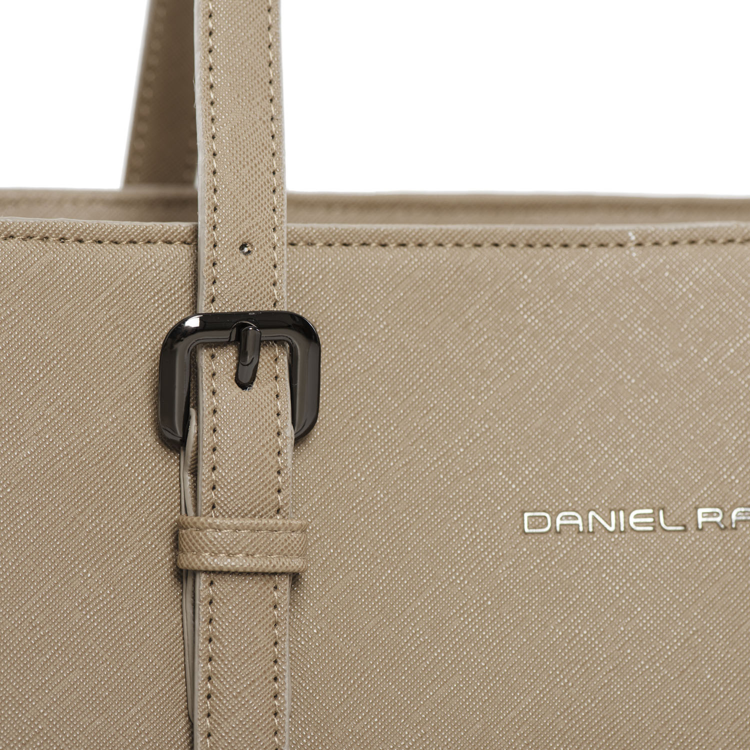 Lithgow Laptop Shopper - 15.6 inch Laptoptas - Kunstleer - Afneembare Schouderband - Beige