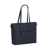 Lithgow Laptop Shopper - 15.6 inch Laptoptas - Kunstleer - Afneembare Schouderband - Navy