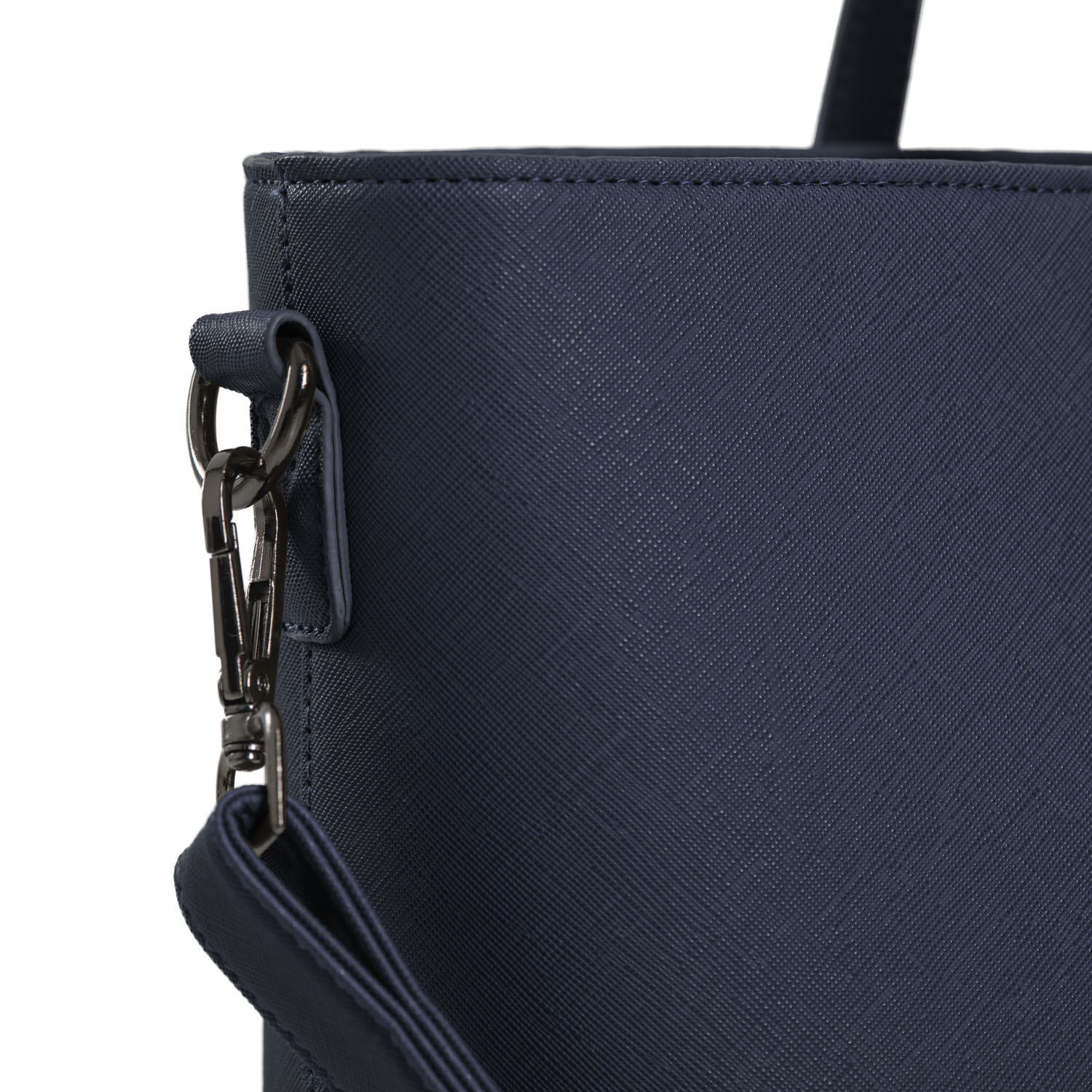 Lithgow Laptop Shopper - 15.6 inch Laptoptas - Kunstleer - Afneembare Schouderband - Navy