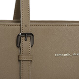 Lithgow Laptop Shopper - 15.6 inch Laptoptas - Kunstleer - Afneembare Schouderband - Taupe