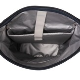 Highlands Rolltop Rugtas/Laptoptas - 15.6 inch Business Tas - Kunstleer - Verstelbare Schouderband - Navy