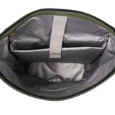 Highlands Rolltop Rugtas/Laptoptas - 15.6 inch Business Tas - Kunstleer - Verstelbare Schouderband - Olijfgroen