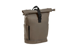 Daniel Ray Highlands Rolltop Rugtas - Laptoptas tot 15.6 inch - Taupe