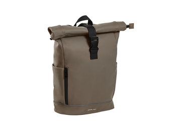 Daniel Ray Highlands Rolltop Rugtas - Laptoptas tot 15.6 inch - Taupe