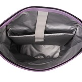 Highlands Rolltop Rugtas/Laptoptas - 15.6 inch Business Tas - Kunstleer - Verstelbare Schouderband - Lila