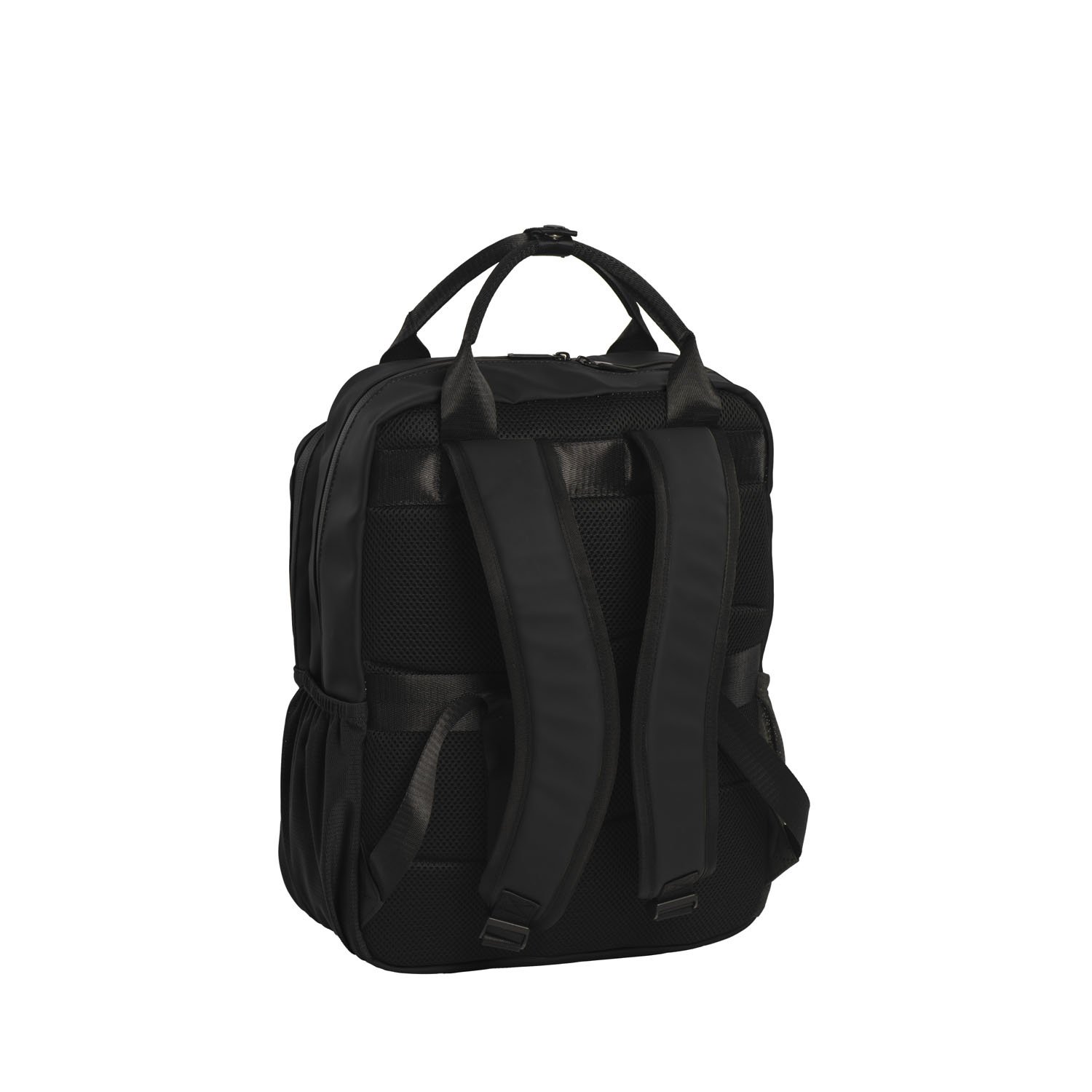 Spokane Laptoptas - Geschikt voor laptops tot 15 inch - Compact Design - Kunstleer - Zwart