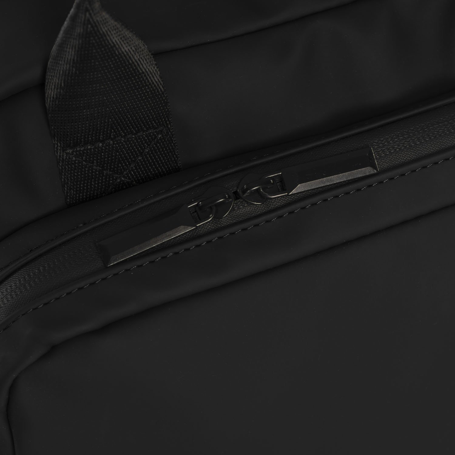 Spokane Laptoptas - Geschikt voor laptops tot 15 inch - Compact Design - Kunstleer - Zwart