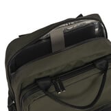 Spokane Laptoptas - Geschikt voor laptops tot 15 inch - Compact Design - Kunstleer - Mosgroen