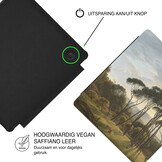 Kobo Libra Colour Hoesje - Vegan Saffiano Leren Sleep Cover - Met Handband en Auto Wake/Sleep - Italian Landscape