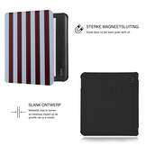 Kobo Libra Colour Hoesje - Vegan Saffiano Leren Sleep Cover - Met Handband en Auto Wake/Sleep - Burgundy