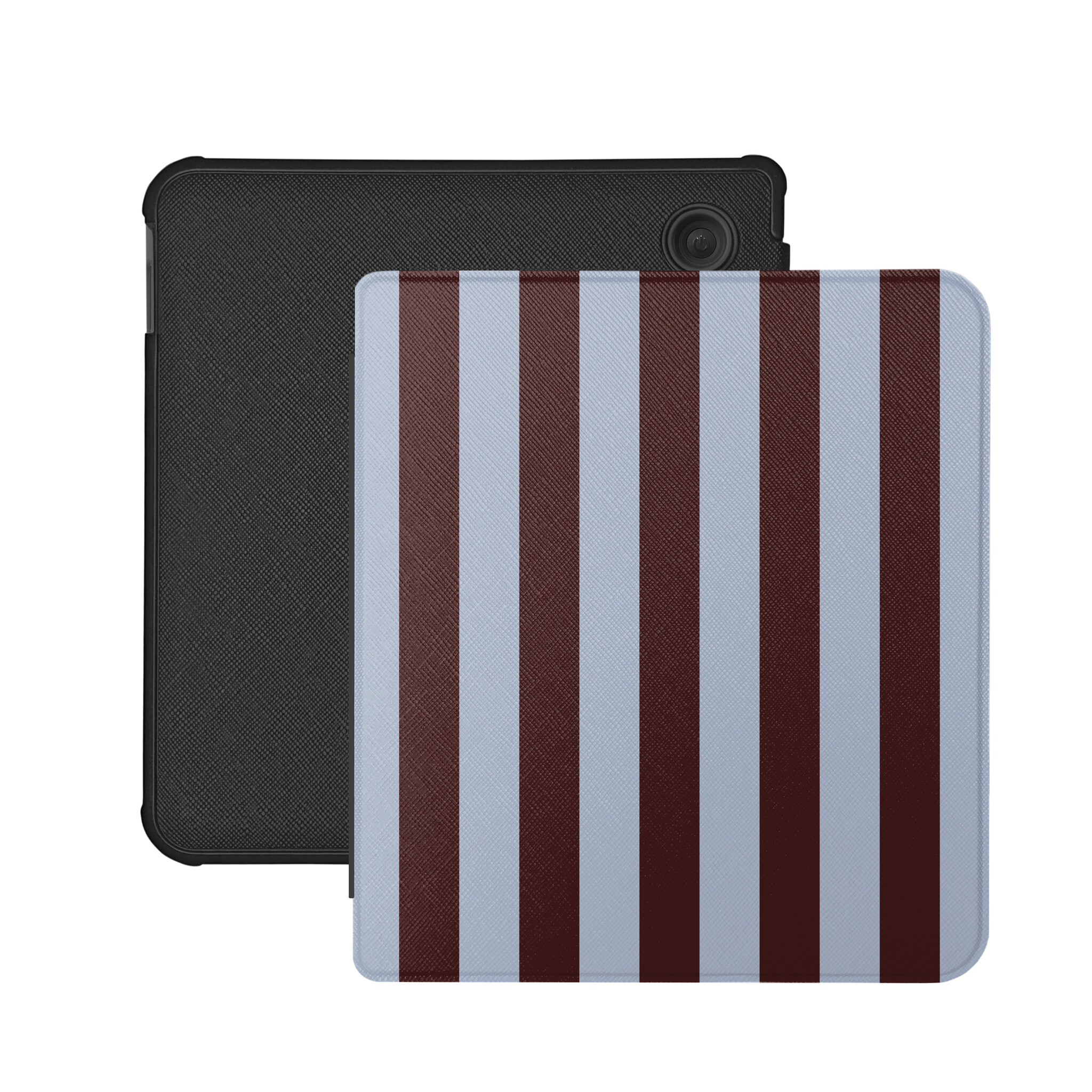 Lunso Kobo Libra Colour hoesje (7 inch) - Vegan Saffiano Leren Sleep Cover - Burgundy