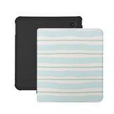 Kobo Libra Colour Hoesje - Vegan Saffiano Leren Sleep Cover - Met Handband en Auto Wake/Sleep - Soft Surf