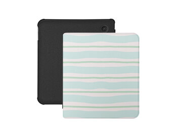 Lunso Kobo Libra Colour hoesje (7 inch) - Vegan Saffiano Leren Sleep Cover - Soft Surf