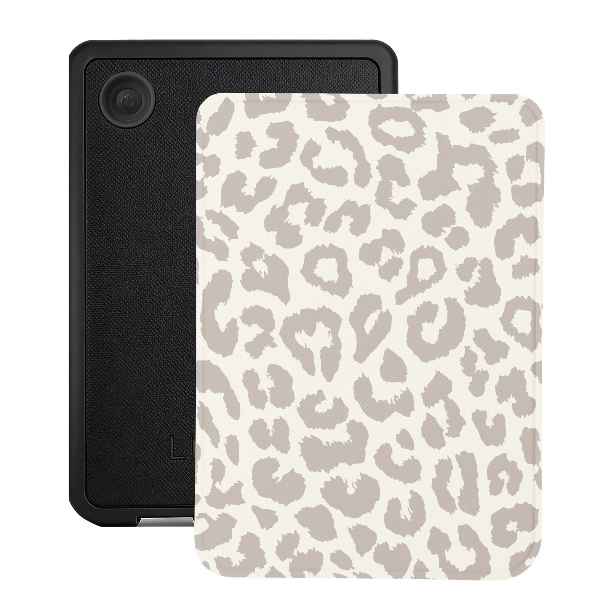 Lunso Kobo Clara BW / Clara Colour hoesje (6 inch) - Vegan Saffiano Leren Sleep Cover - Calm Serengeti