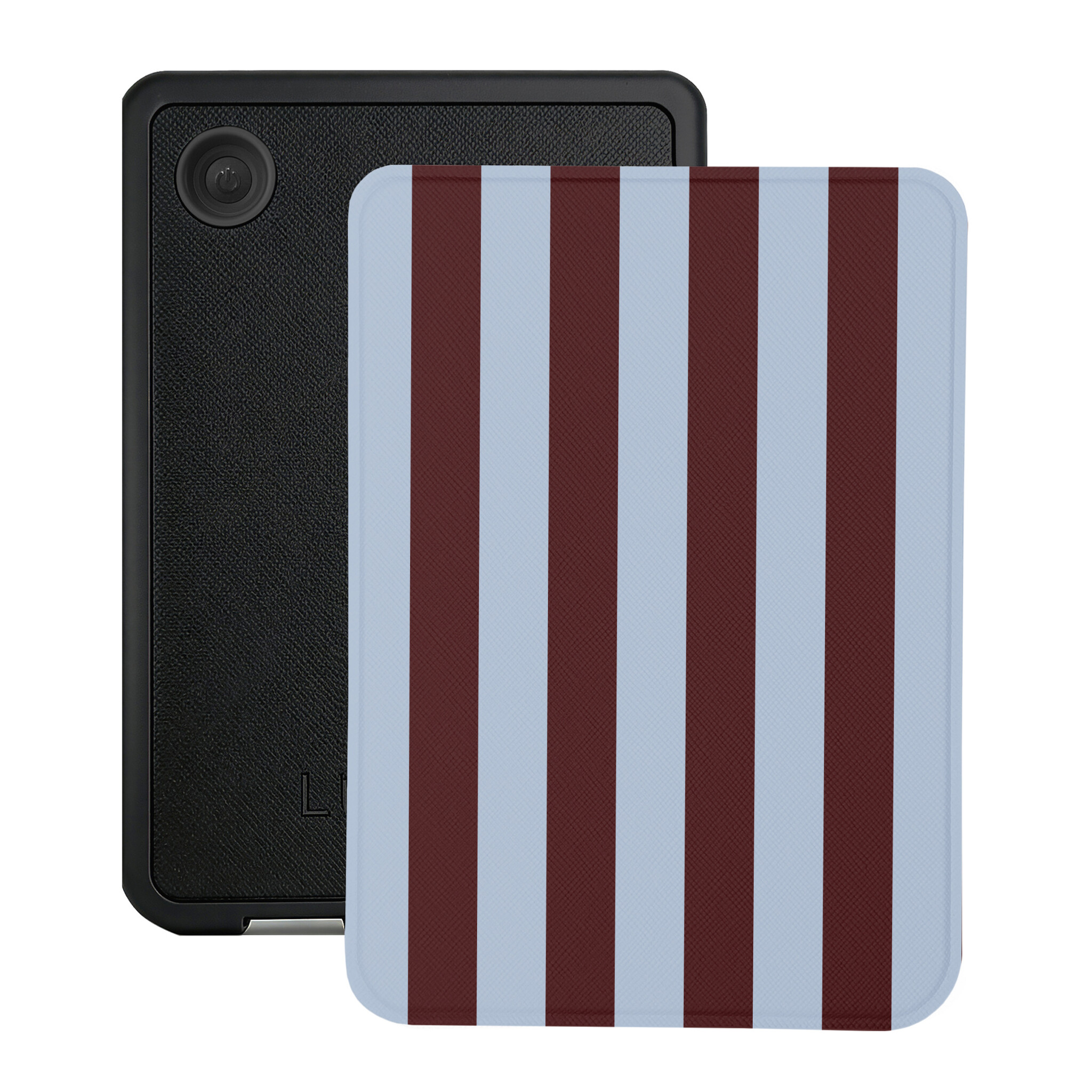 Lunso Kobo Clara BW / Clara Colour hoesje (6 inch) - Vegan Saffiano Leren Sleep Cover - Burgundy